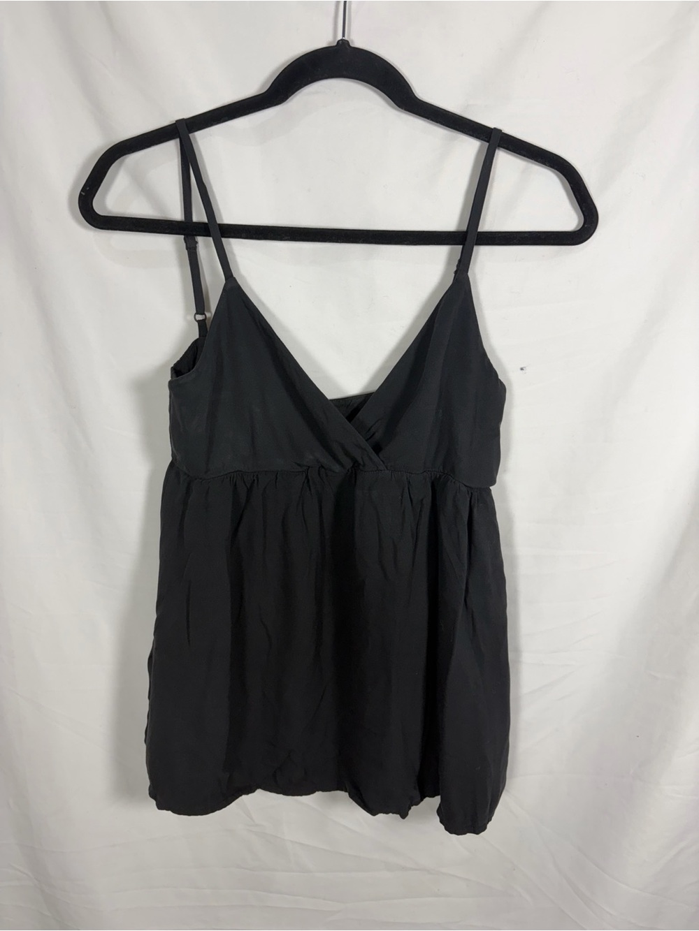 John Galt California Black Adjustable Spaghetti Strap Camisole Size Small